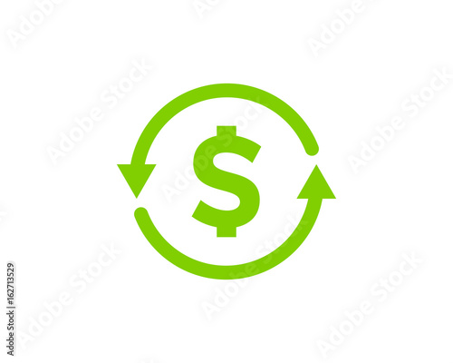 Dollar Exchange Stock Market Business Icon Logo Design Element