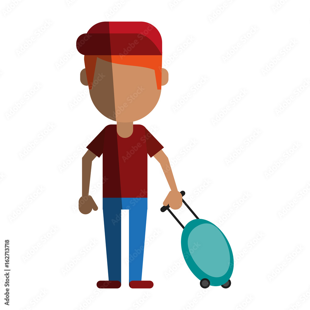 traveler or tourist avatar icon image traveler or tourist avatar icon image