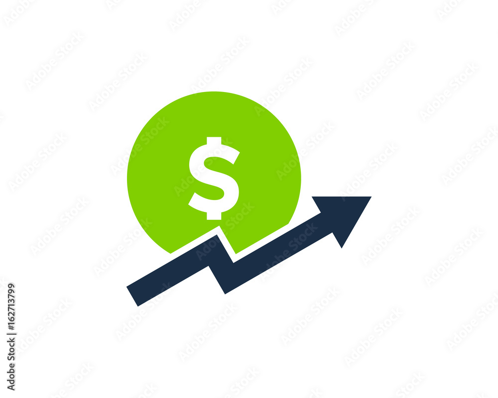 Dollar Up Stock Market Business Icon Logo Design Element Dollar Up Stock Market Business Icon Logo Design Element