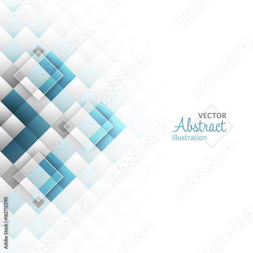Abstract background. Square shapes. Vector illustration.