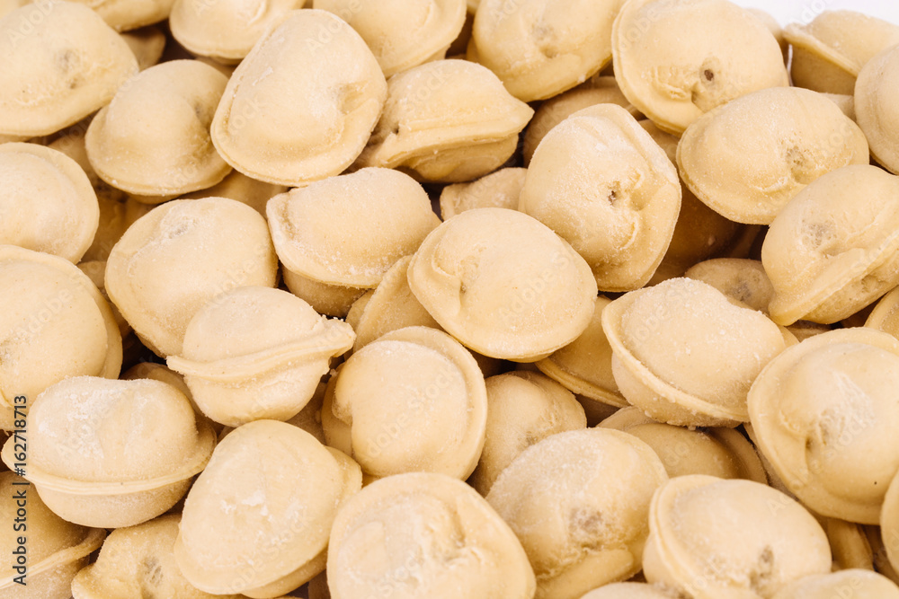 Fresh frozen dumplings. Fresh frozen dumplings.