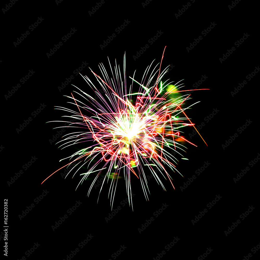 Fireworks light up in the sky, dazzling scene. Fireworks light up in the sky, dazzling scene.