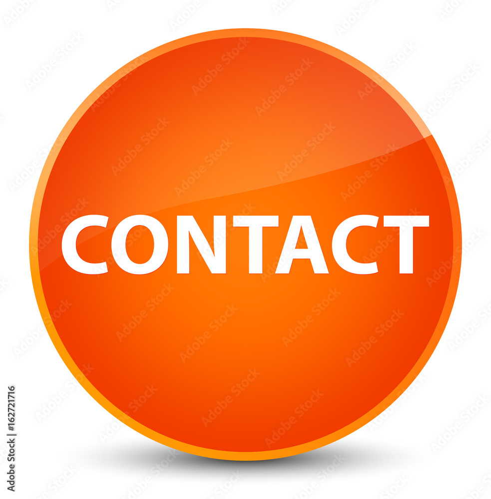 Contact elegant orange round button Contact elegant orange round button