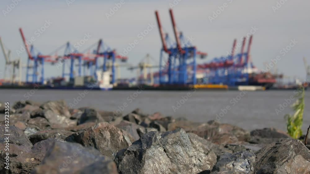 Container Terminals im Hamburger Hafen