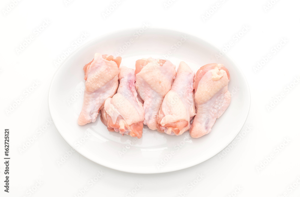 fresh raw drumstick of chicken wing fresh raw drumstick of chicken wing