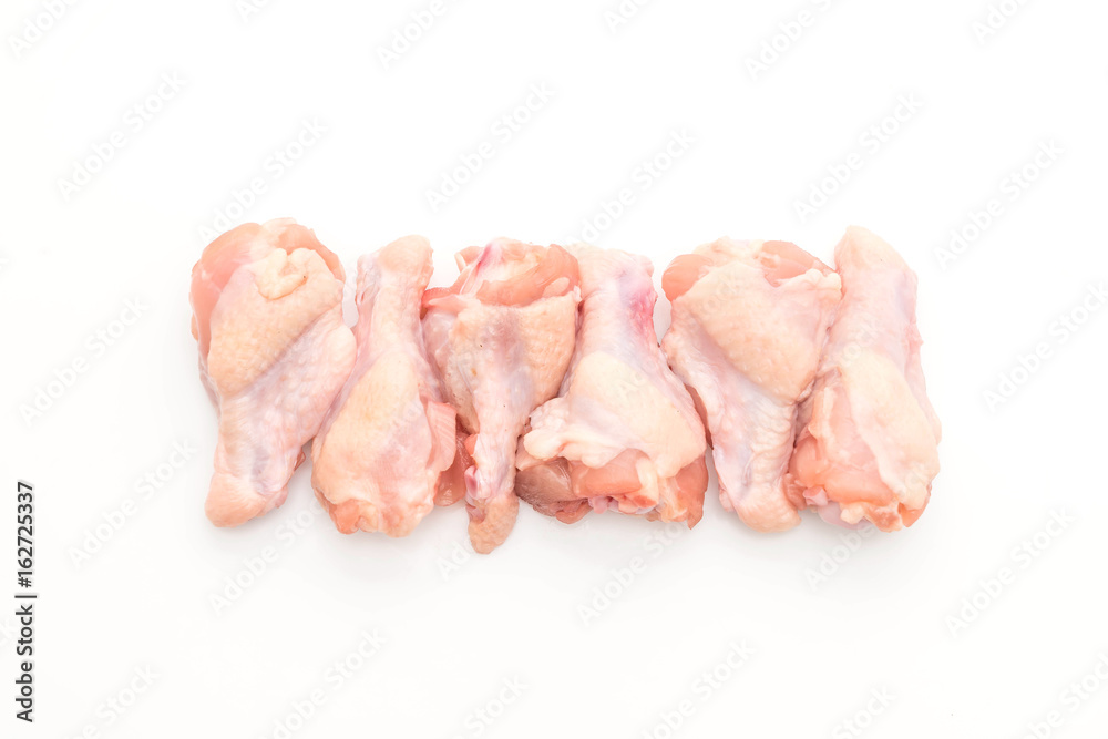 fresh raw drumstick of chicken wing fresh raw drumstick of chicken wing