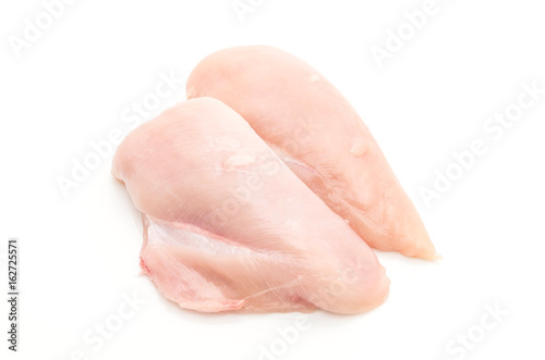 Canvas Print fresh raw chicken breast fillet