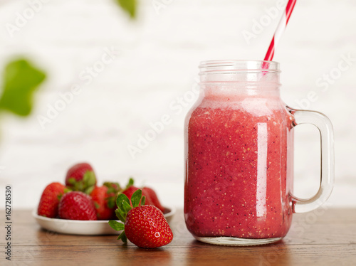 Strawberries smoothie © goir