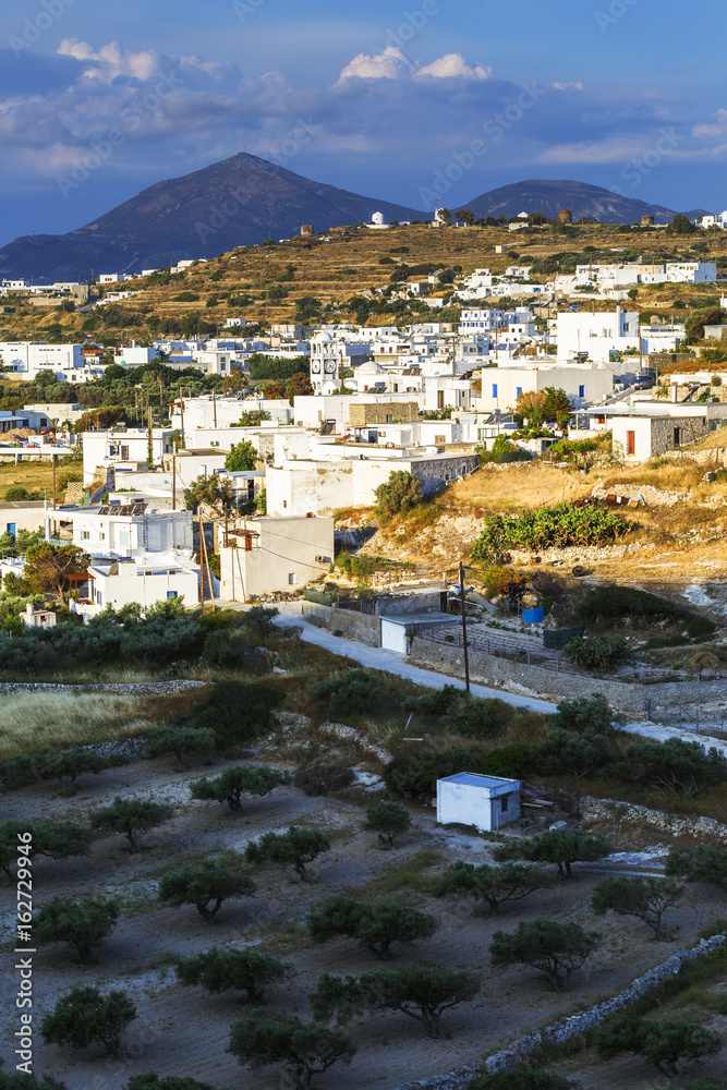 Obraz premium Triovasalos village on Milos island in Greece.