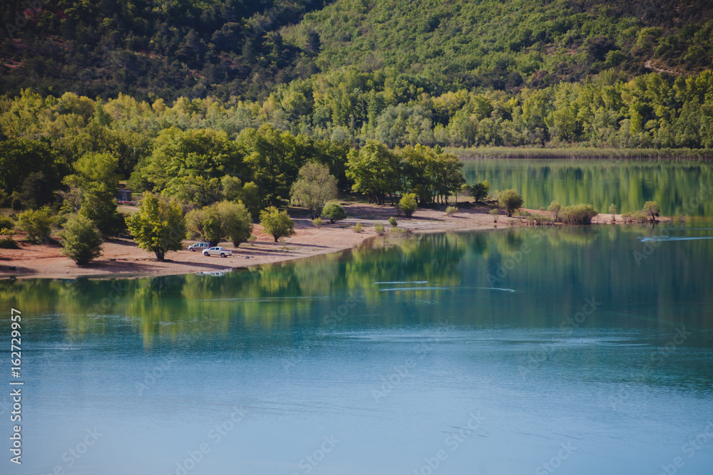 Schöne See Landschaft Natur Lac Sainte Croix Frankreich Schöne See Landschaft Natur Lac Sainte Croix Frankreich