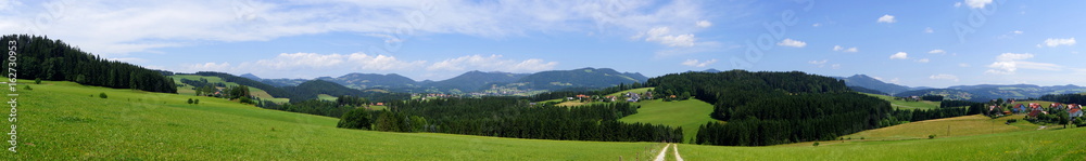 Fototapeta premium Naturlandschaft um PASSAIL/FLADNITZ a.d.Teichalpe ( Oststeiermark ) 