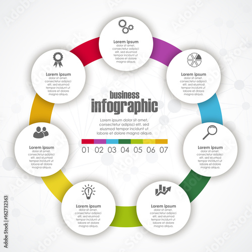 business info graphic template