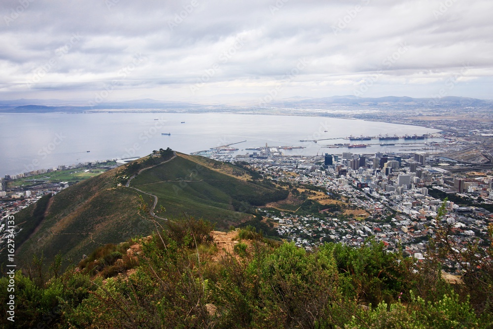 Looking over the City of Cape Town