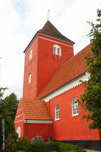Väbensted Kirke in Sakskøbing on the island Falster. Denmark