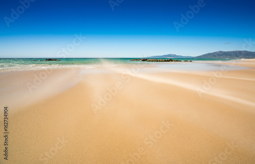 Windswept Tarifa Beach, Spain