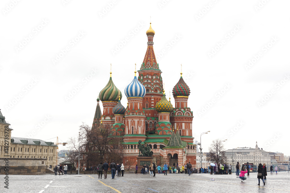St. Basil's Cathedral on Red square, Moscow, Russia St. Basil's Cathedral on Red square, Moscow, Russia