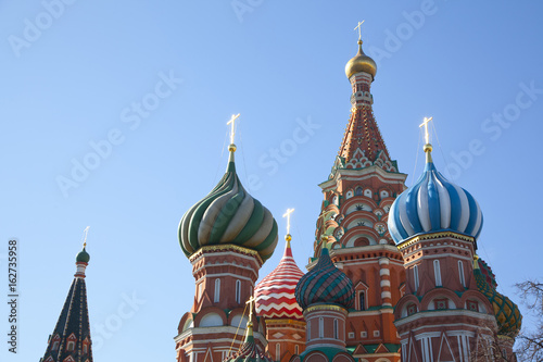 St. Basil's Cathedral on Red square, Moscow, Russia
