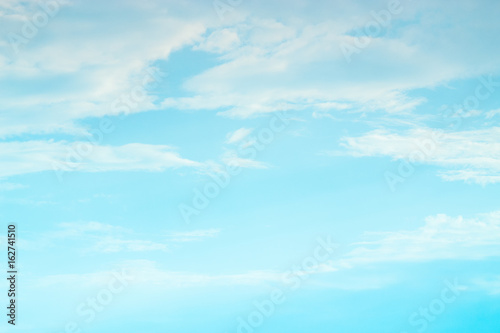 Fototapeta Naklejka Na Ścianę i Meble -  Air clouds in the blue sky.