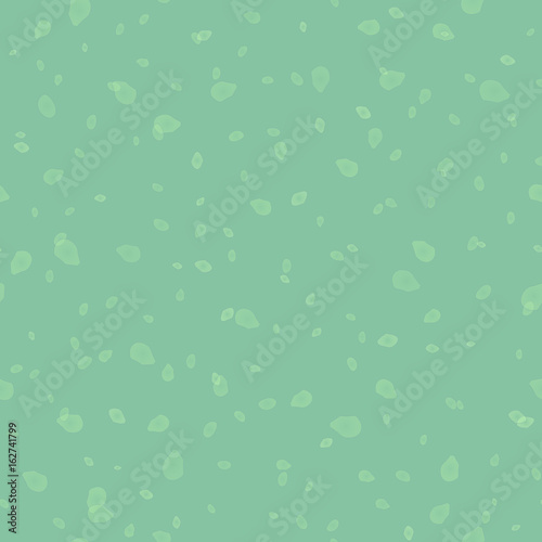 Green seamless vector pattern with transparent spots