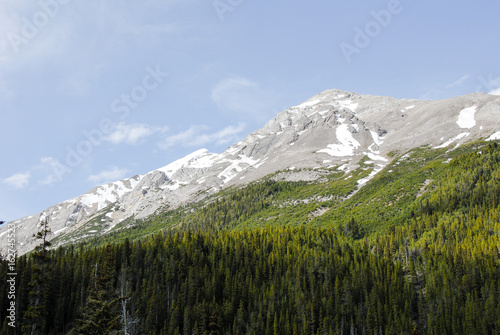 春のカナディアン・ロッキー　バンフ国立公園　アイスフィールド・パークウェイ沿いの山並み（カナダ） © tatsuo115