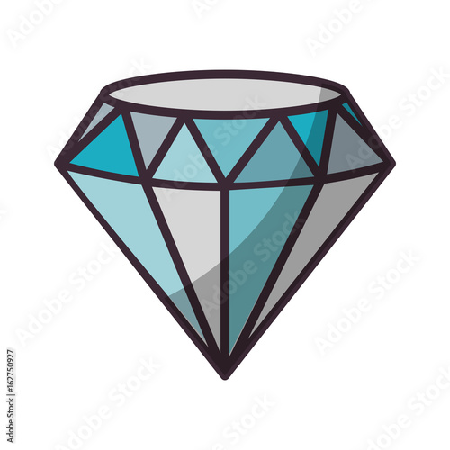 Beautiful diamond isolated icon vector illustration graphic design