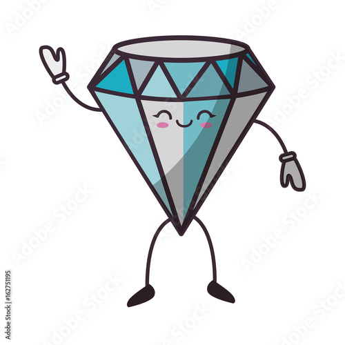 Beautiful diamond isolated icon vector illustration graphic design