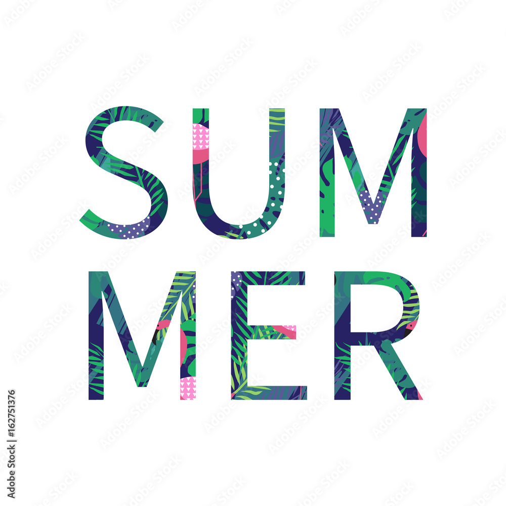 Summer banner. Vector illustration. Summer banner. Vector illustration.