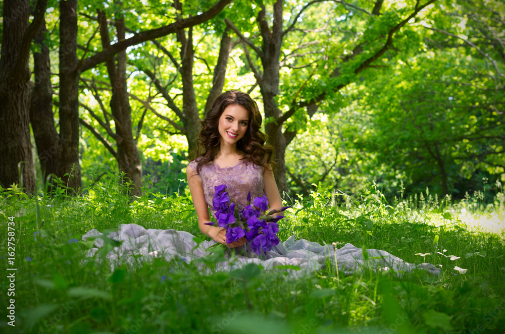 Woman in the forest (version without sunrays) Woman in the forest (version without sunrays)