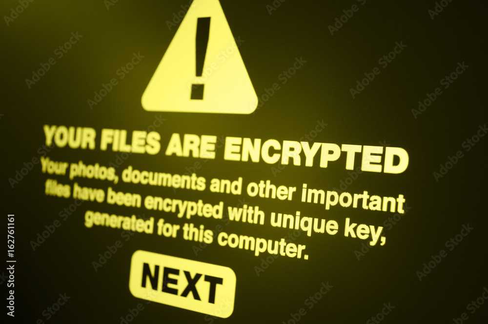 Obraz premium Ransomware
