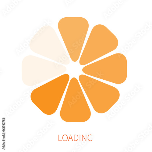 round progress bars loading