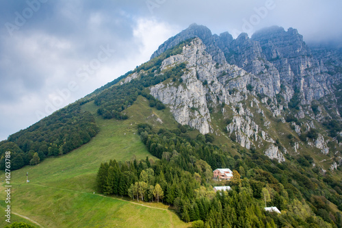 View of Monte Resegone from Piani D'erna, Lecco, Italy