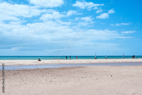 Surfers on the Beach Fuerteventura