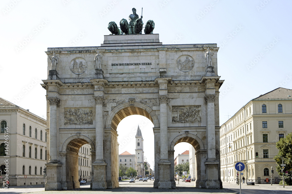 Obraz premium Siegestor in Munich, Bavaria