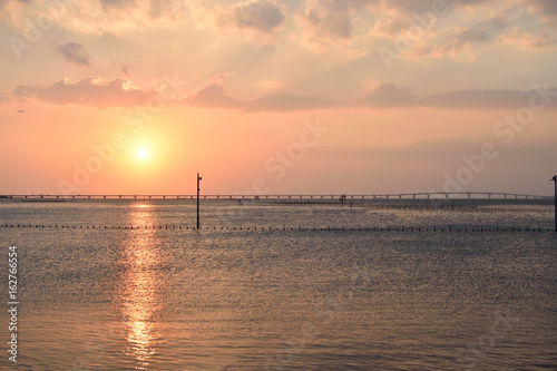 木更津の夕日