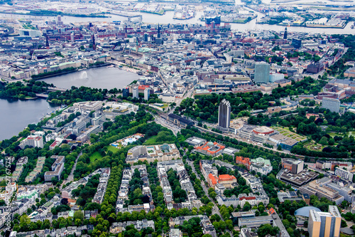 Hamburg  Germany - Panorama from above