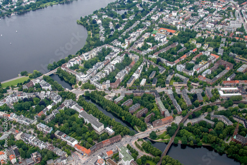 Hamburg, Germany - Panorama from above