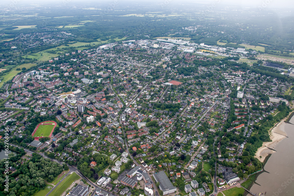 Hamburg, Germany - Panorama from above