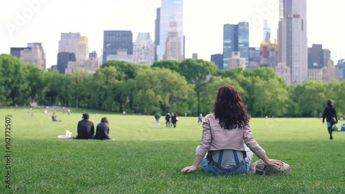 Young girl in Central park