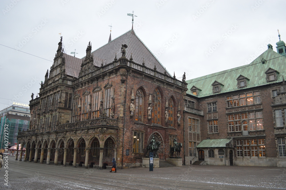 The town hall in Bremen, Germany