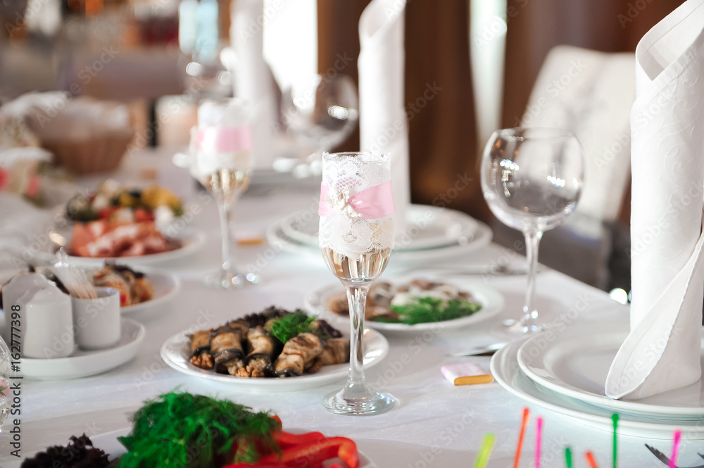 wedding banquet in a restaurant