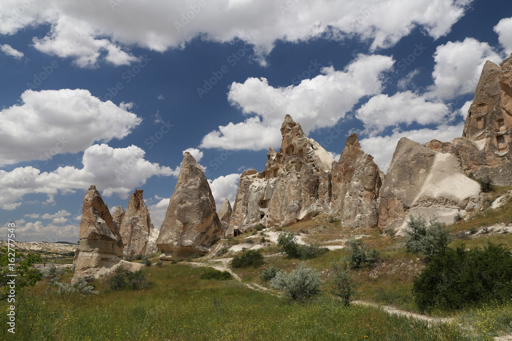 Rock Formations in  Cappadocia