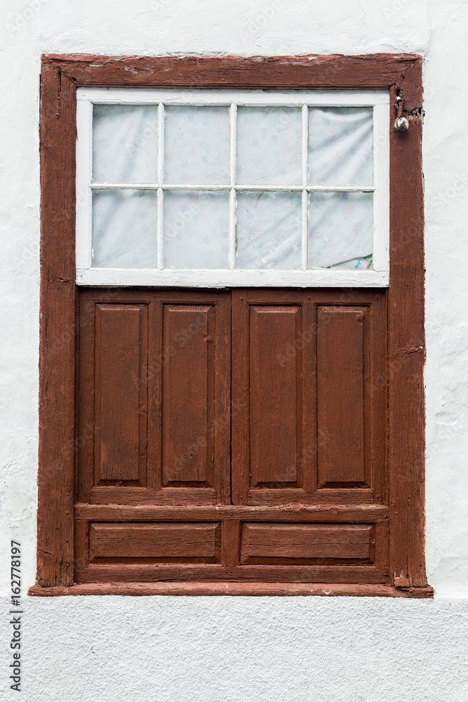 Window Wood and White Wall Window Wood and White Wall