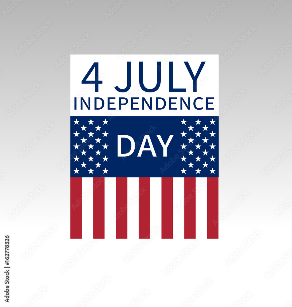 Fourth of July, United Stated independence day poster Fourth of July, United Stated independence day poster