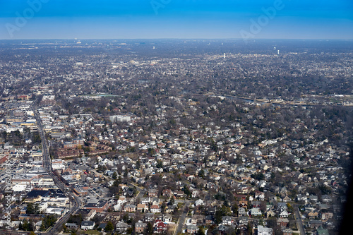 Фотография Housing in New York City / Appartment buildings in South Jamaica in Queens New Y