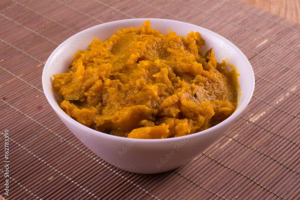Mashed Pumpkin puree Mashed Pumpkin puree