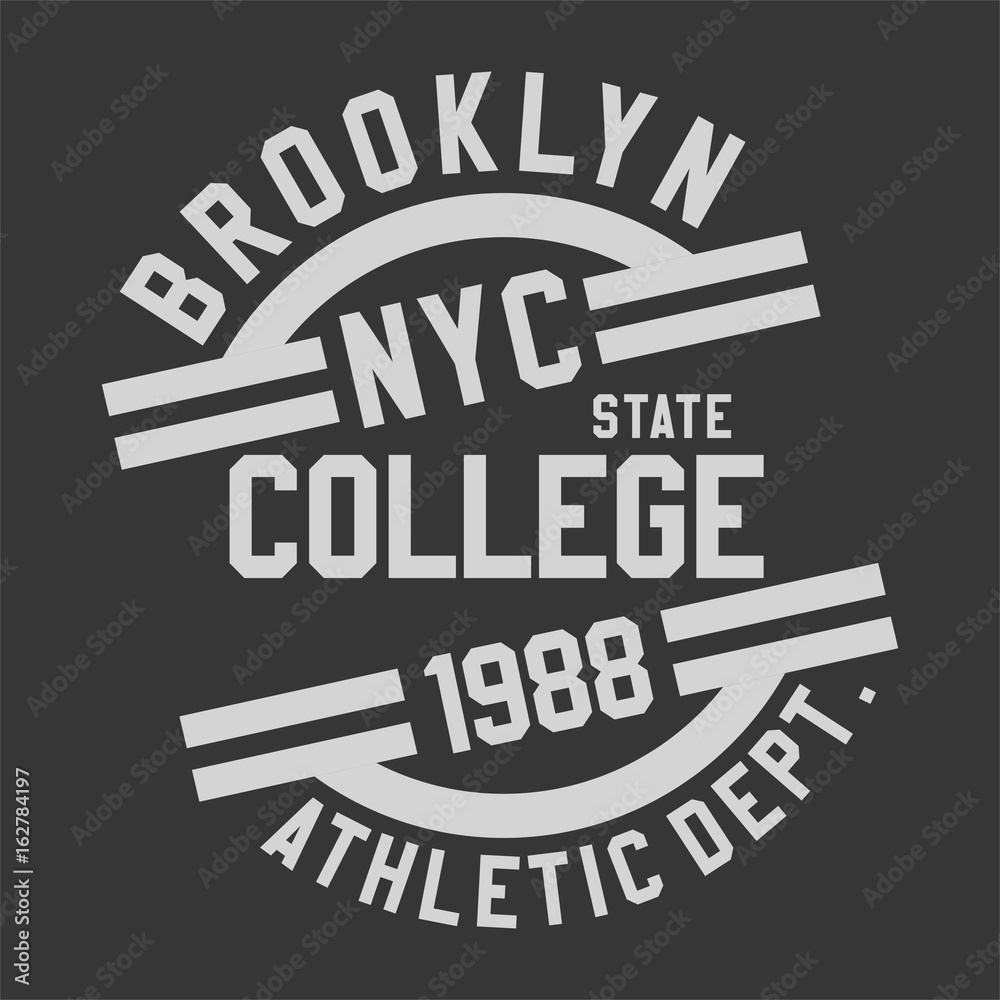 Fototapeta premium graphic design alphabet, numbers and typography for shirt and print