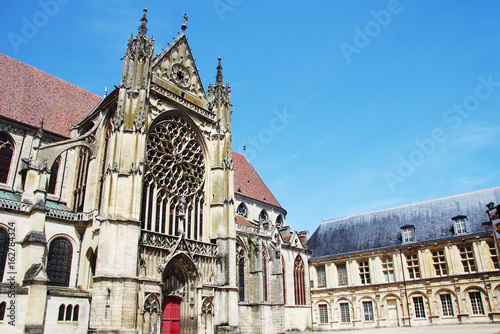  cathedral of old town of Sens - France, Yonne