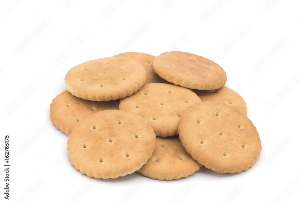 cracker on white background cracker on white background