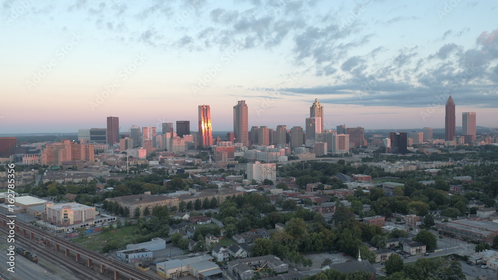 Atlanta Georgia,  Aerial City View