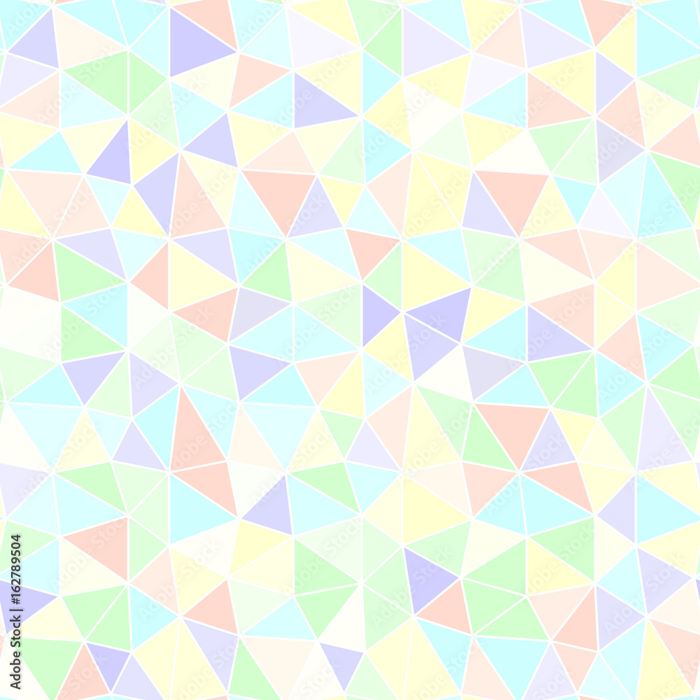 Triangle pattern. Seamless vector background